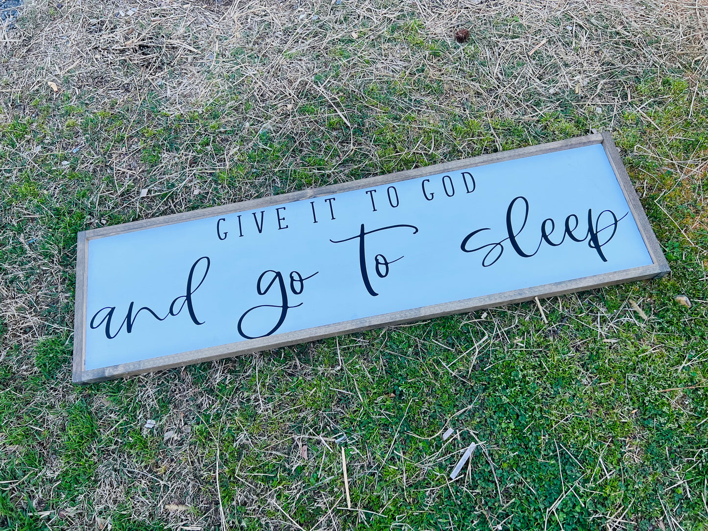 Large Farmhouse Sign 12x48