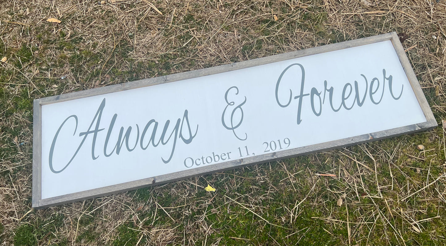 Large Farmhouse Sign 12x48