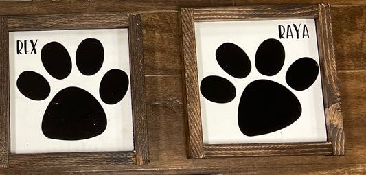 Paw/Animal sign 8x8