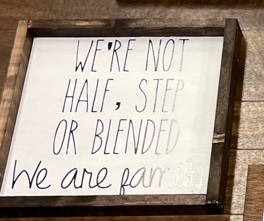 Not step/half/blended